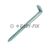 Agăţător cu filet pt lemn tip L crestat tip A Ø 4,4x 50mm - ZA (150 buc)