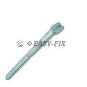 Agăţător cu filet pt lemn tip L crestat tip A Ø 5,2x 60mm - ZA (100 buc)
