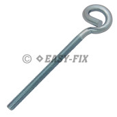 Cârlig răsucit cu filet metric Ø 22 - M 8x150mm - ZA (50 buc)
