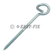 Cârlig răsucit cu filet pt lemn B Ø 24 - Ø10x140mm - ZA (50 buc)