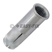 Piuliţă expandabilă cu guler Ø 8mm - M 6 x 25mm ZA (90 buc)