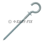 Agăţător cu guler filet pt lemn tip C - Ø5,0x135x16 ZA (50 buc)