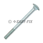 Şurub cap bombat torbant DIN 603-8.8 - M 8x 90/35 ZA