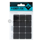 Protecţie pâslă  25x25x3mm Neagră