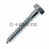 Şurub pt lemn cap hexagonal DIN 571 - 12,0x 70/55 ZA (50 buc)