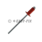 Nituri POP standard Al/Oţel -Ø 4,0x 8 mm RAL 3020-Roşu (1.000 buc)