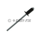 Nituri POP standard Al/Oţel -Ø 4,0x 8 mm RAL 9005-Negru (1.000 buc)