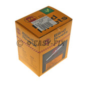 Nituri POP standard Al/Oţel - Ø 4,0x12,0 mm RAL 9010 -SRC (1.000 buc)