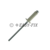 Nituri POP standard Al/Oţel - Ø 4,0x12,0 mm RAL 9010 -SRC (1.000 buc)
