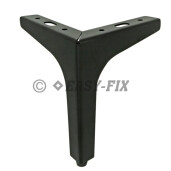 Picior metalic triunghiular pentru mobila  445.26 - 100mm - Negru