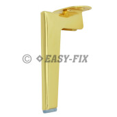 Picior metalic tip L pentru mobila  445.31 - 180mm - Auriu