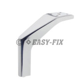 Picior metalic pentru mobila  445.32 - 150mm - Cromat