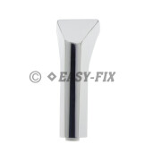 Picior metalic pentru mobila  445.32 - 150mm - Cromat