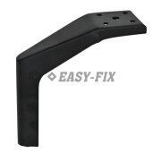Picior metalic pentru mobila  445.32 - 150mm - Negru