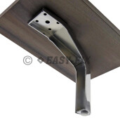 Picior metalic pentru mobila  445.33 - 180mm - Cromat
