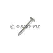 Şurub pt lemn cap hexagonal DIN 571 -  6,0x 40 ZA (200 buc)