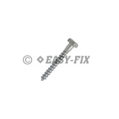 Şurub pt lemn cap hexagonal DIN 571 -  6,0x 45 ZA (200 buc)