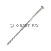Şurub pt lemn cap hexagonal DIN 571 -  6,0x150 ZA (100 buc)