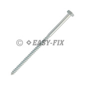 Şurub pt lemn cap hexagonal DIN 571 -  7,0x140 ZA (100 buc)