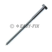 Şurub pt lemn cap hexagonal DIN 571 -  8,0x110 ZA (50 buc)