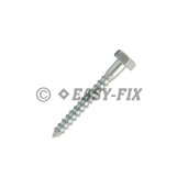 Şurub pt lemn cap hexagonal DIN 571 - 10,0x 80 ZA (50 buc)