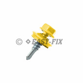 Şurub vopsit DIN 7504K + EPDM Ø16 - 5,5x 25 - RAL 1003 (100 buc)