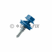 Şurub vopsit DIN 7504K + EPDM Ø19 - 6,3x 25 - RAL 5005 (100 buc)
