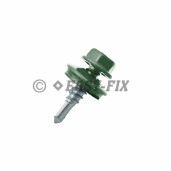 Şurub vopsit DIN 7504K + EPDM Ø19 - 6,3x 25 - RAL 6003 (100 buc)