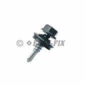 Şurub vopsit DIN 7504K + EPDM Ø19 - 6,3x 25 - RAL 7016 (100 buc)