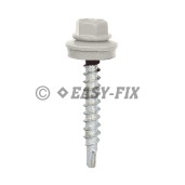 Şurub vopsit DIN 7504K-R + EPDM Ø14 - 4,8x 29 RAL 7044 (100 buc)