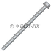 Şurub autofiletant pt Beton STAR - Ø 12x 90mm - Dacromet