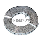 Bandă oţel D perforată 12mm x 0,7 mm x 10 m - ZA