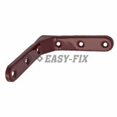 Consolă L pt etajere  50x 50x 20mm - Maro (4 buc)