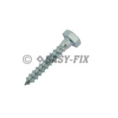 Şurub pt lemn cap hexagonal DIN 571 -  5,0x 25 ZA (25 buc)