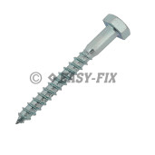 Şurub pt lemn cap hexagonal DIN 571 -  6,0x 60 ZA (20 buc)